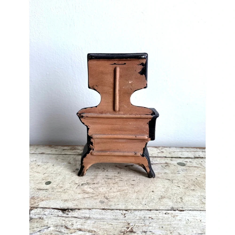 Vintage Miniature Cook Stove Ceramic Planter 1960s Match‎ Holder Dollhouse
